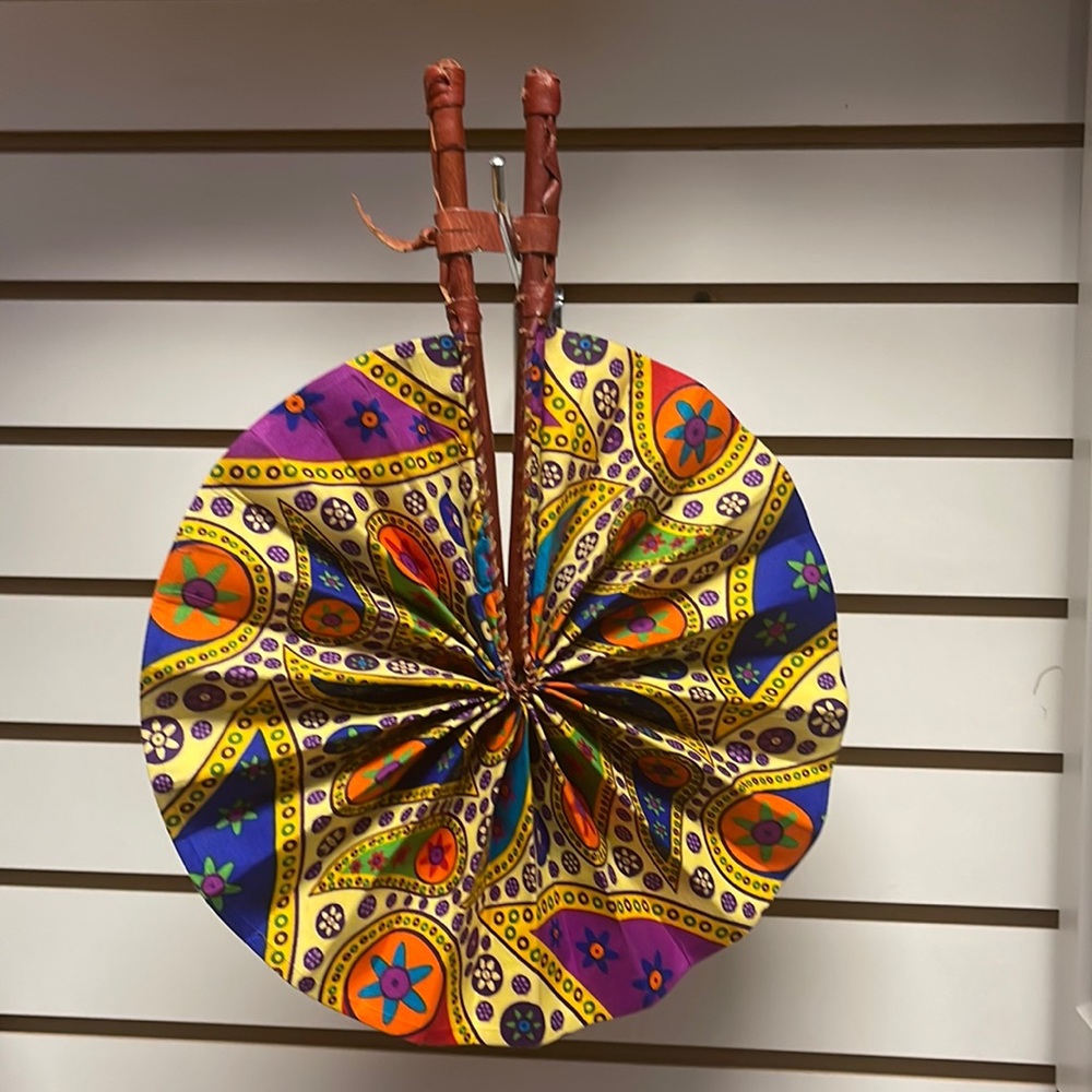 African Print Fan